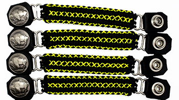 Vest Extenders Leather & Single Chain 3 Pcs Vest Extenders Leather & Single Chain 3 Pcs